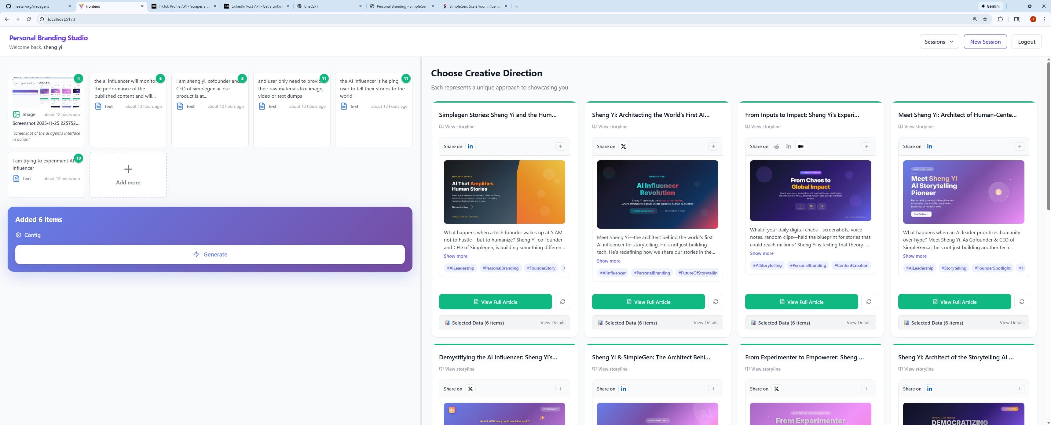 Personal Branding Studio Preview